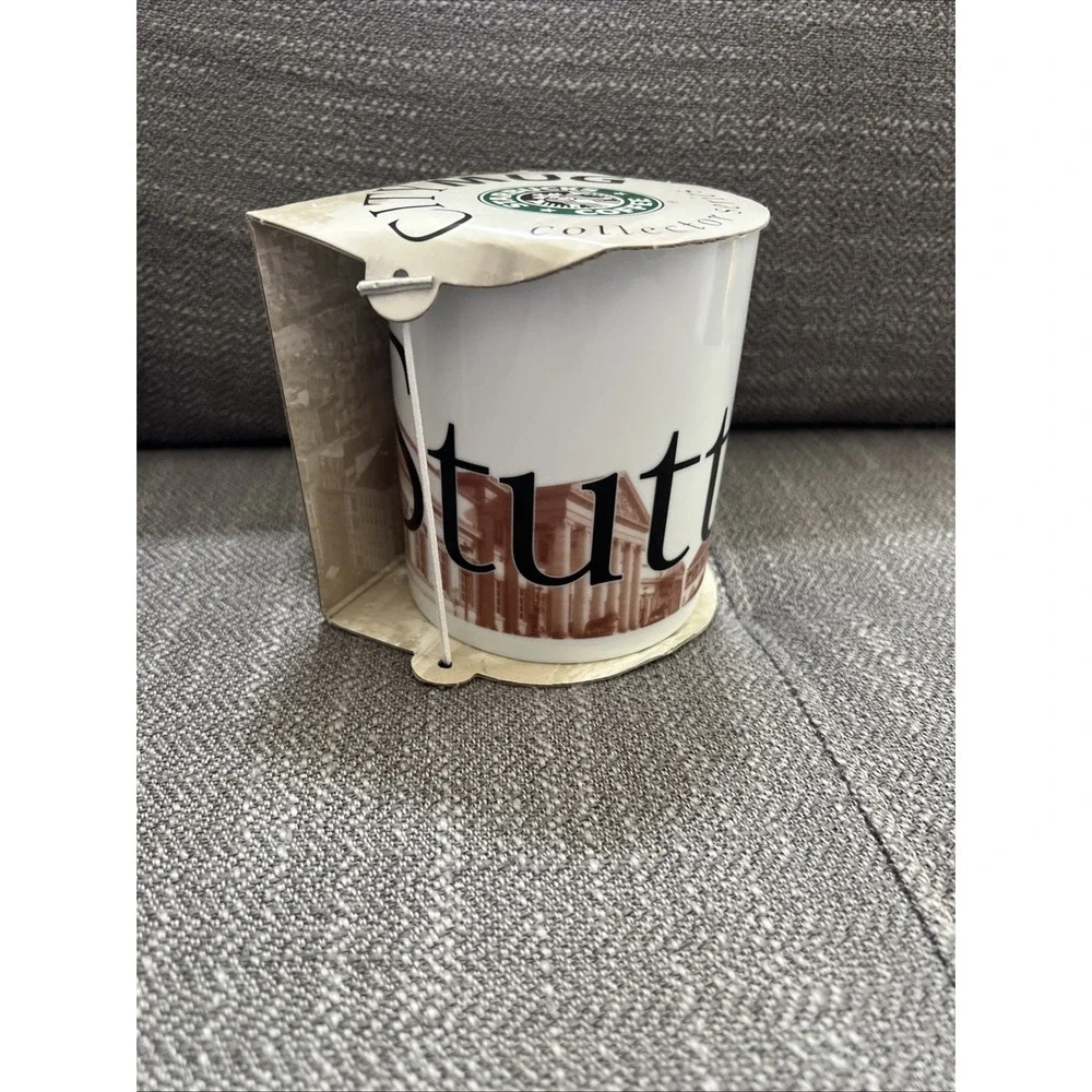 Starbucks City Mug Collector Series Stuttgart Germany Coffee Mug White 2002